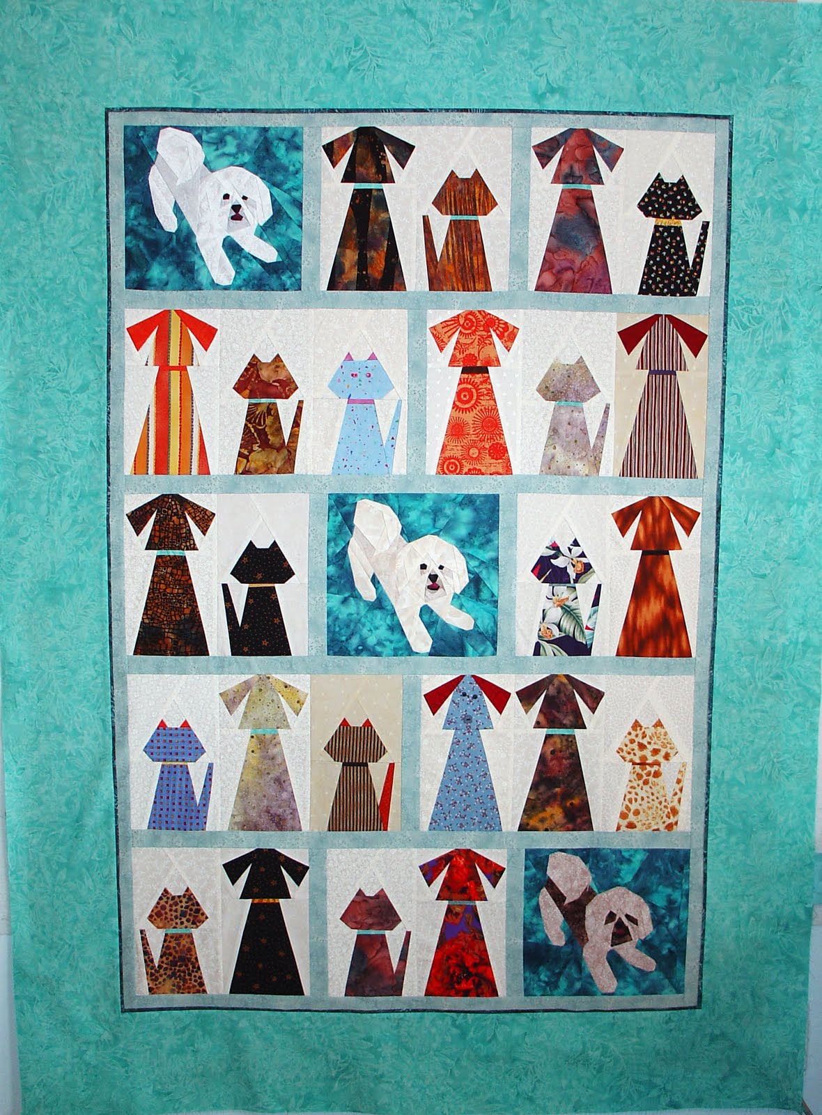 Felines and Fibre Arts Pets on Quilts