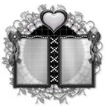 Black and silver hearts