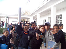 El patio del Liceo en el recreo