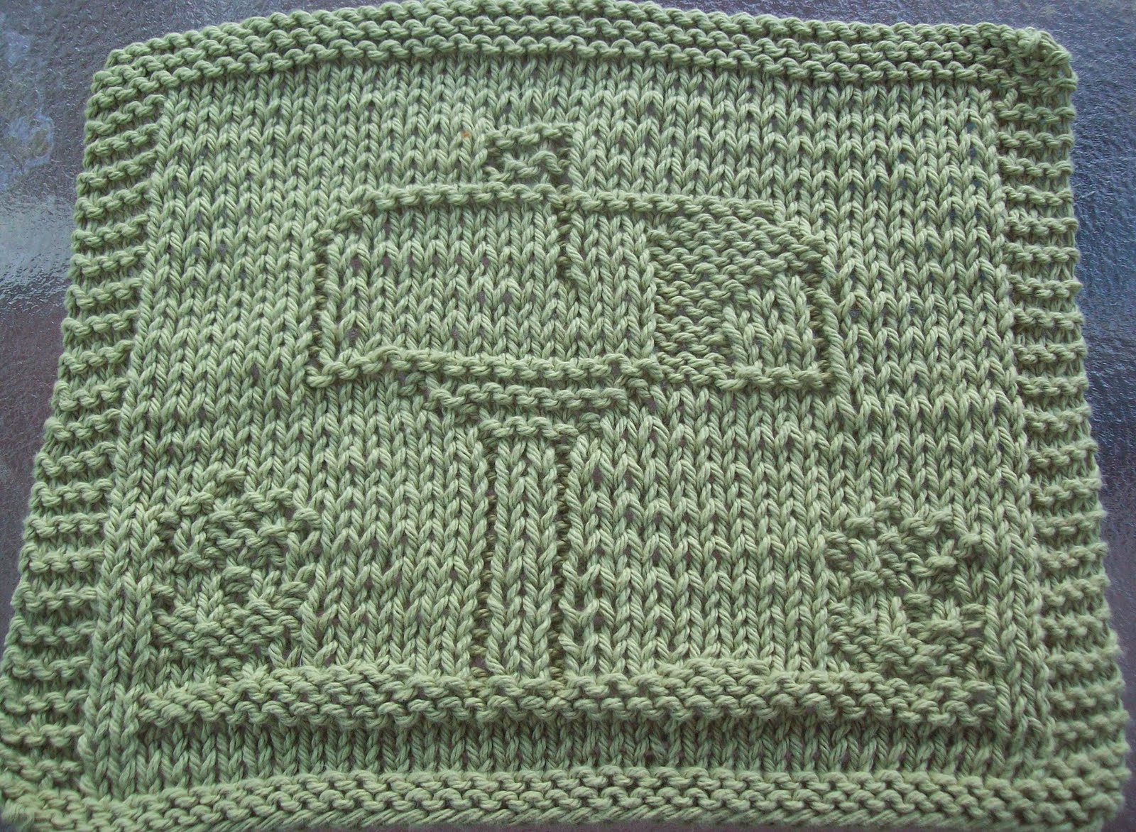 Knit Dishcloth Pattern