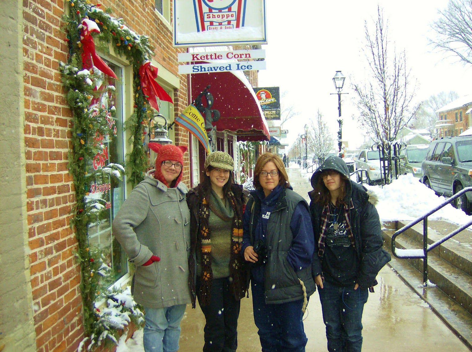 Old Black Cat Boo Christmas in LeClaire, Iowa
