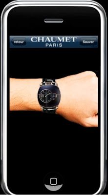 Montre Chaumet Dandy Edition Arty Application iPhone