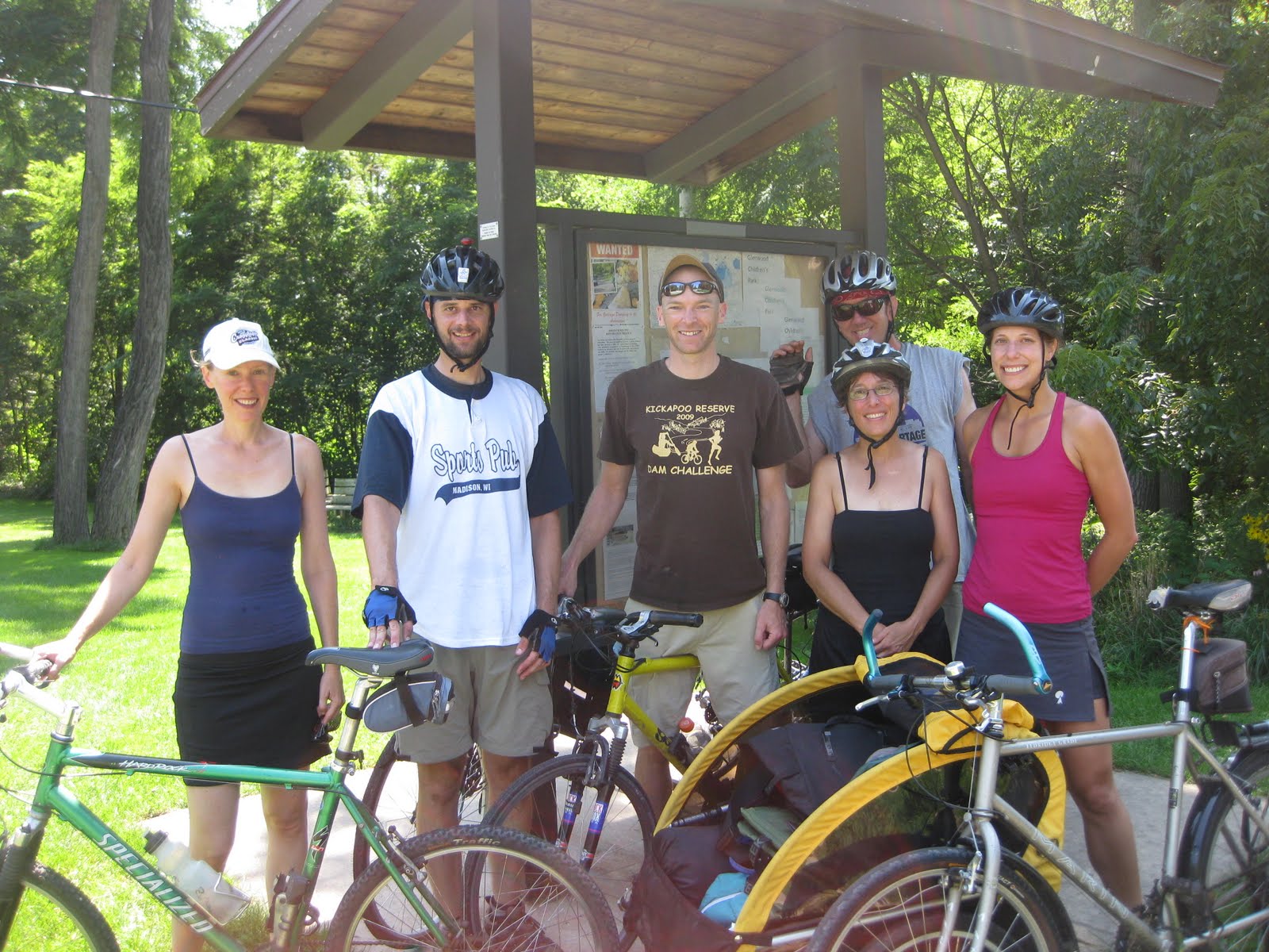 biking in a skirt Bike Camping