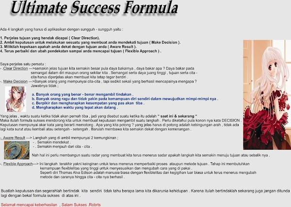 Ultimate Success Formula