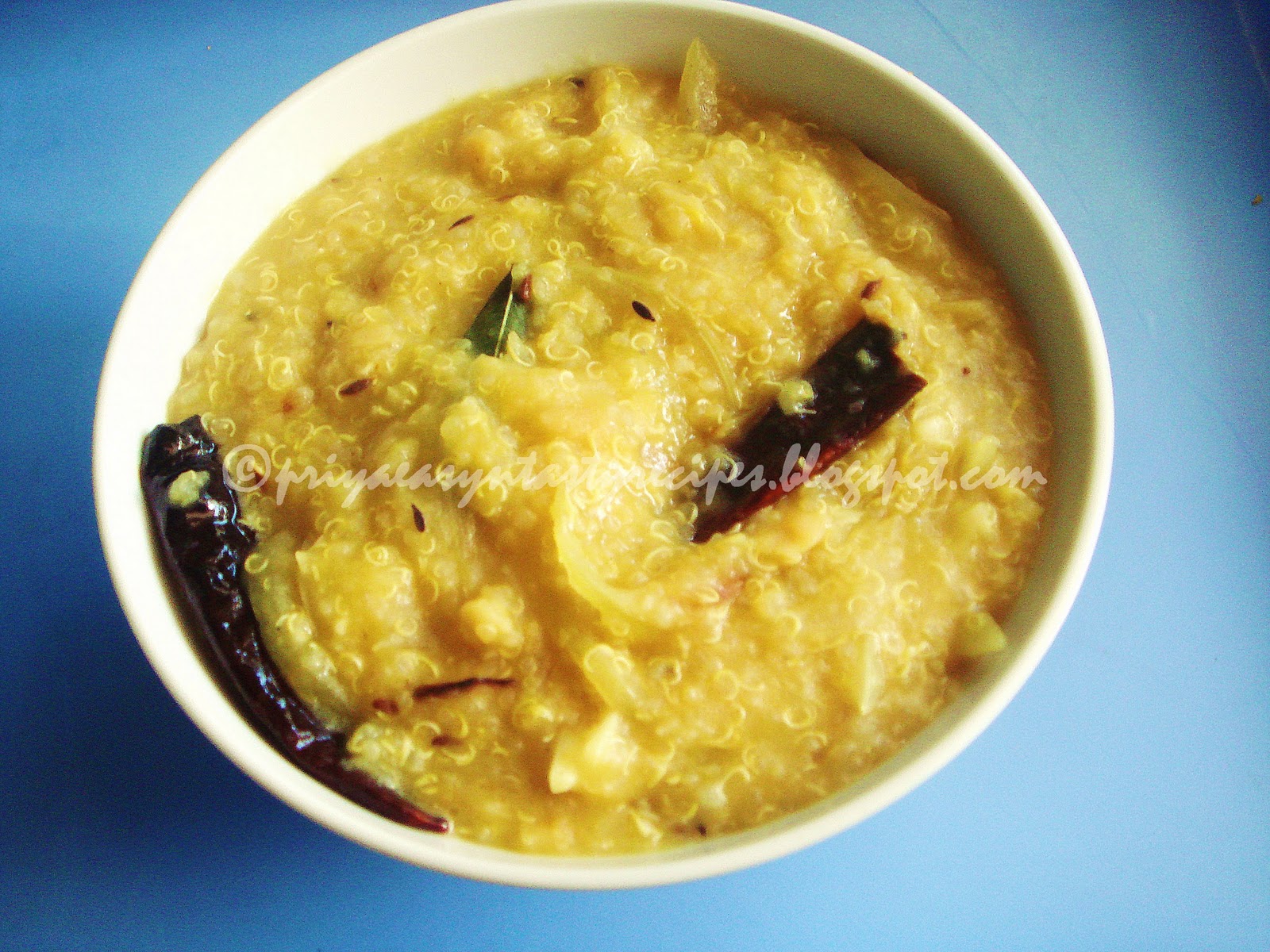 Priya's Versatile Recipes Quinoa & Dal Khichdi
