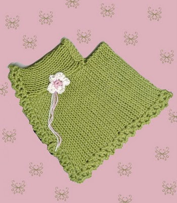knitting poncho pattern, loom knitting primer, free knitting