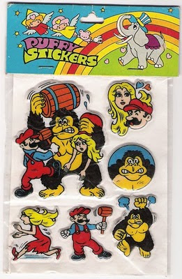 Bootleg Donkey Kong stickers