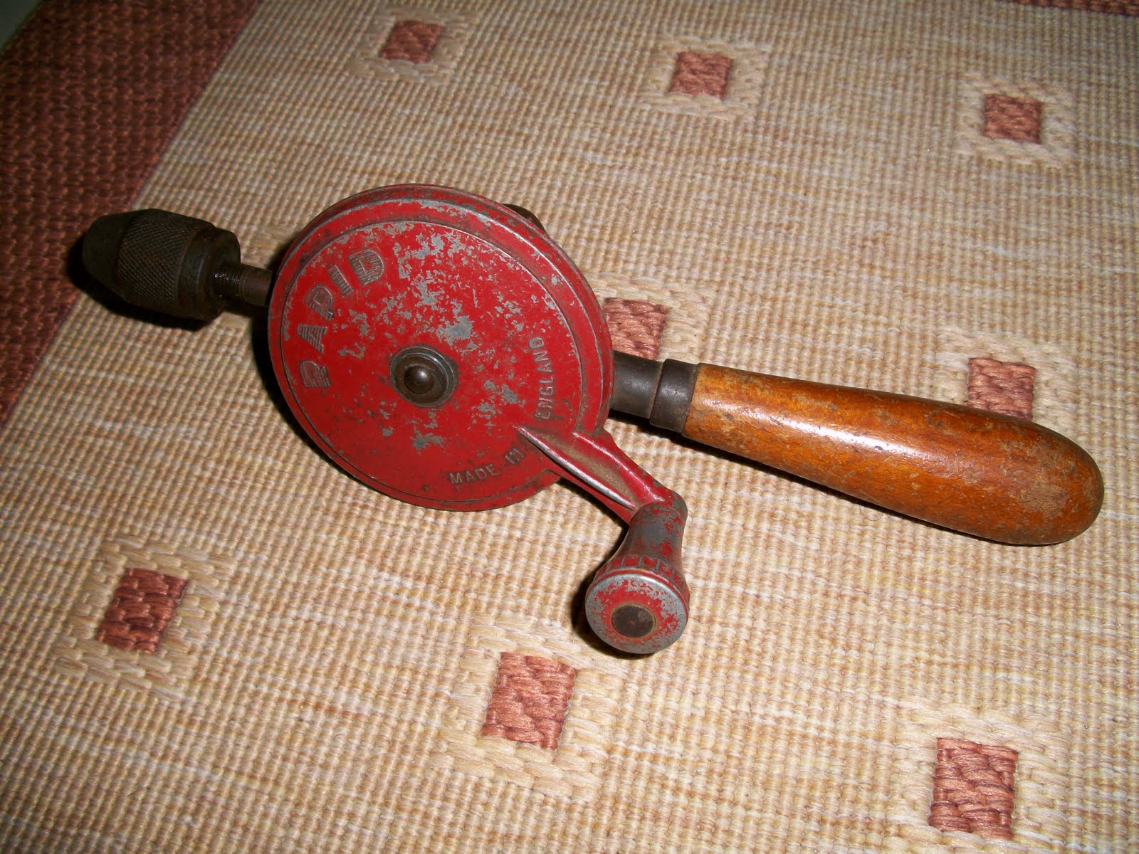 collectible items Old type manual Hand Drill