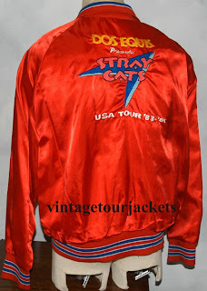 VintageTourJackets: Stray Cats Tour Jacket 1983 Dos Equis Presents
