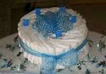Spiral diaper cake