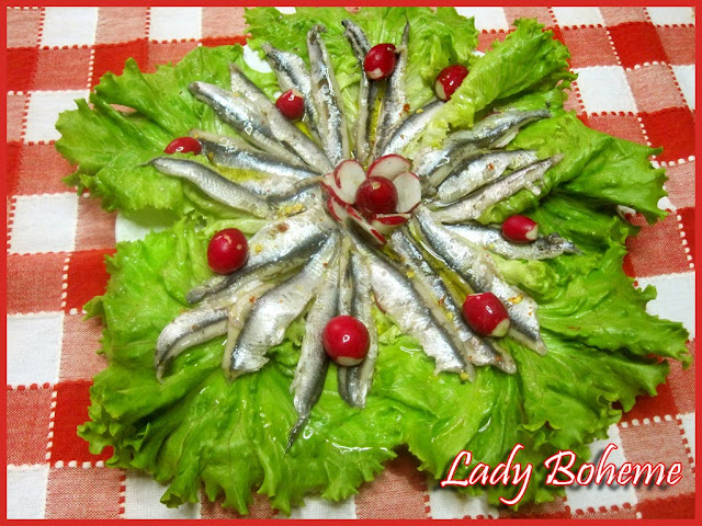 hiperica di lady boheme blog di cucina, ricette facili e veloci. Ricetta alici marinate e ravanelli
