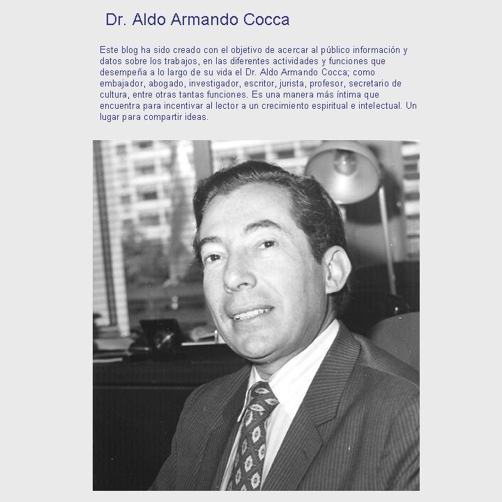 Dr. Aldo Armando Cocca