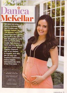 Christian Tse Press: Pregnancy Magazine-Danica McKellar