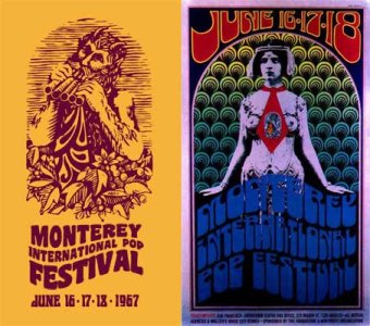 The Monterey International Pop Music Festival, 16,17 &18  June1967