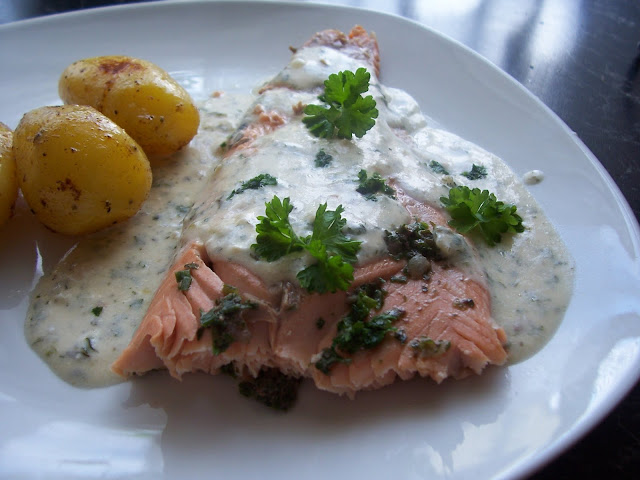 Martinas Kochküche: Wildlachs gekräutert