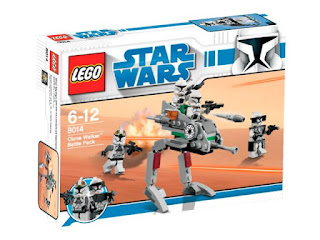 2009 Lego Star Wars Collectable - 8014 Clone Walker Battle Pack