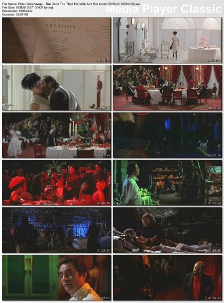 Narrative And Genre Film The Cook The Thief His Wife And Her Lover 1989