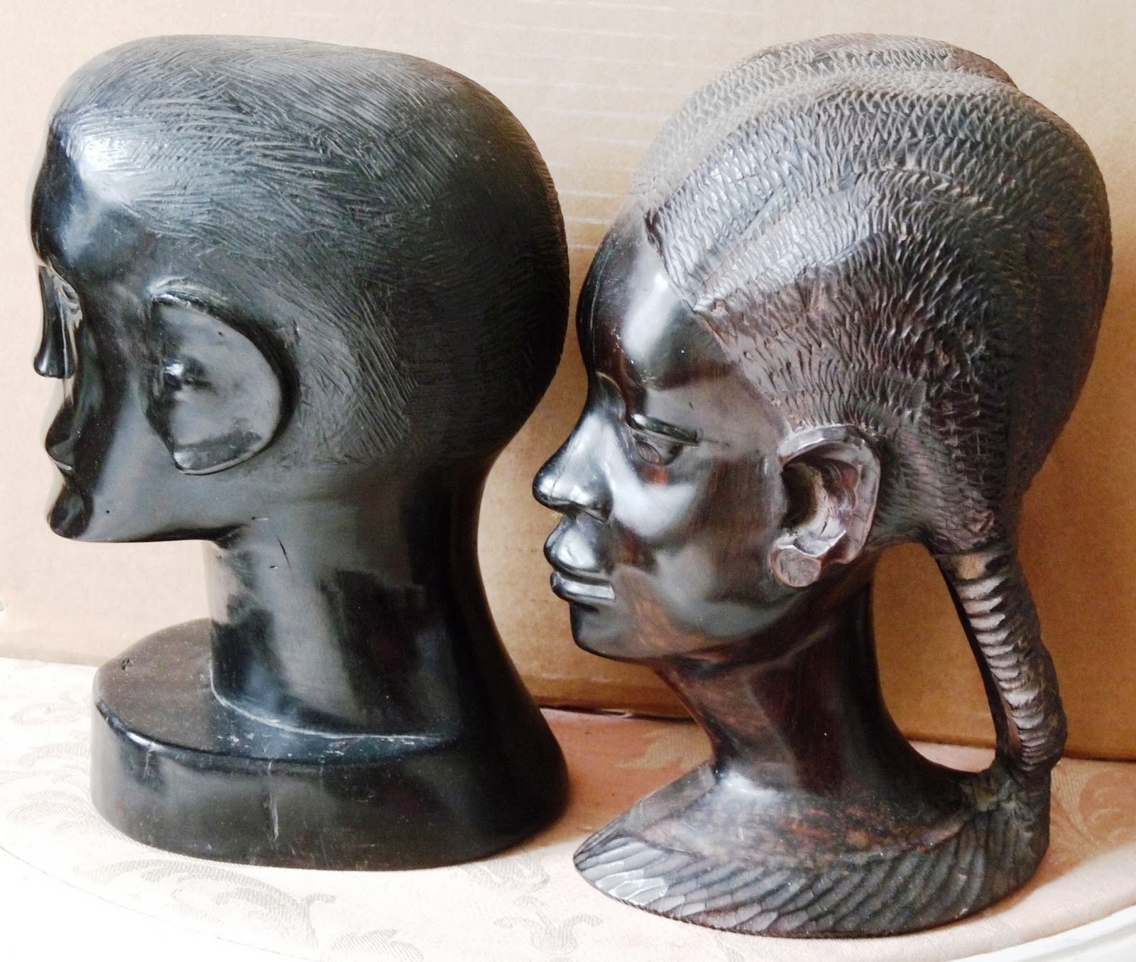 Tolpuddle Martyr African Carved Ebony Heads