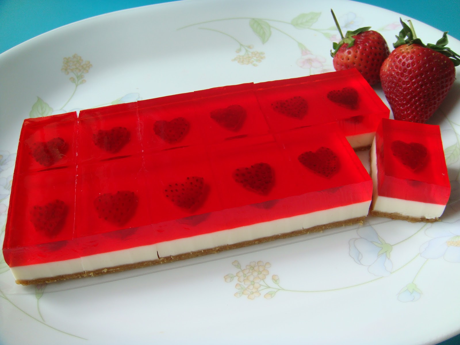 Yummy Baking Jelly Hearts