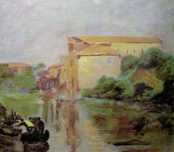 churchill winston paintings sir painting torcello artsiefartsiez painted landscape watercolour watercolors british 1949