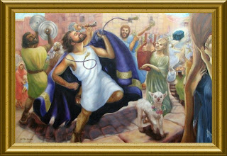 David Brings the Ark to Jerusalem by Slavujac