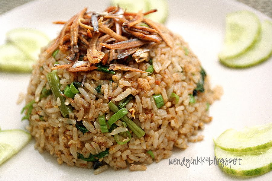 Nasi Goreng Kampung Proses Masak