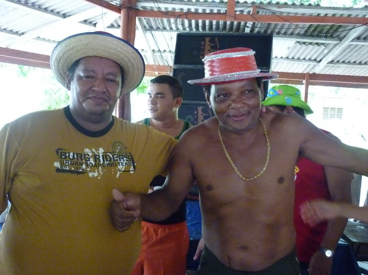 19/02/2010 - Fundadores do Bloco Carnavalesco Kunossauro da Comunidade do Curicaca (Itaubal/AP)