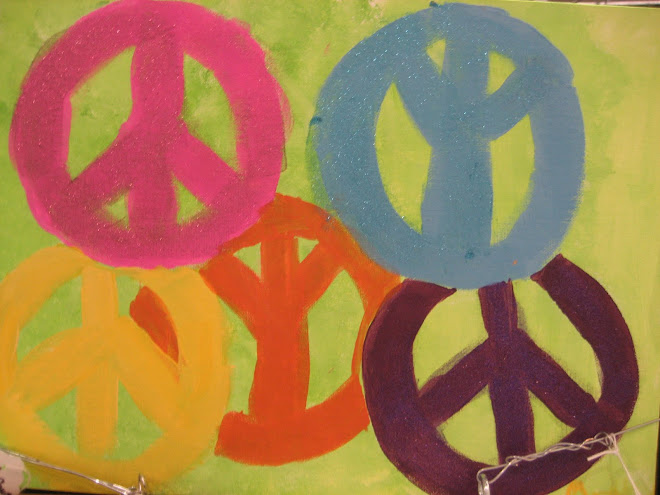 Peace Signs on Canvas