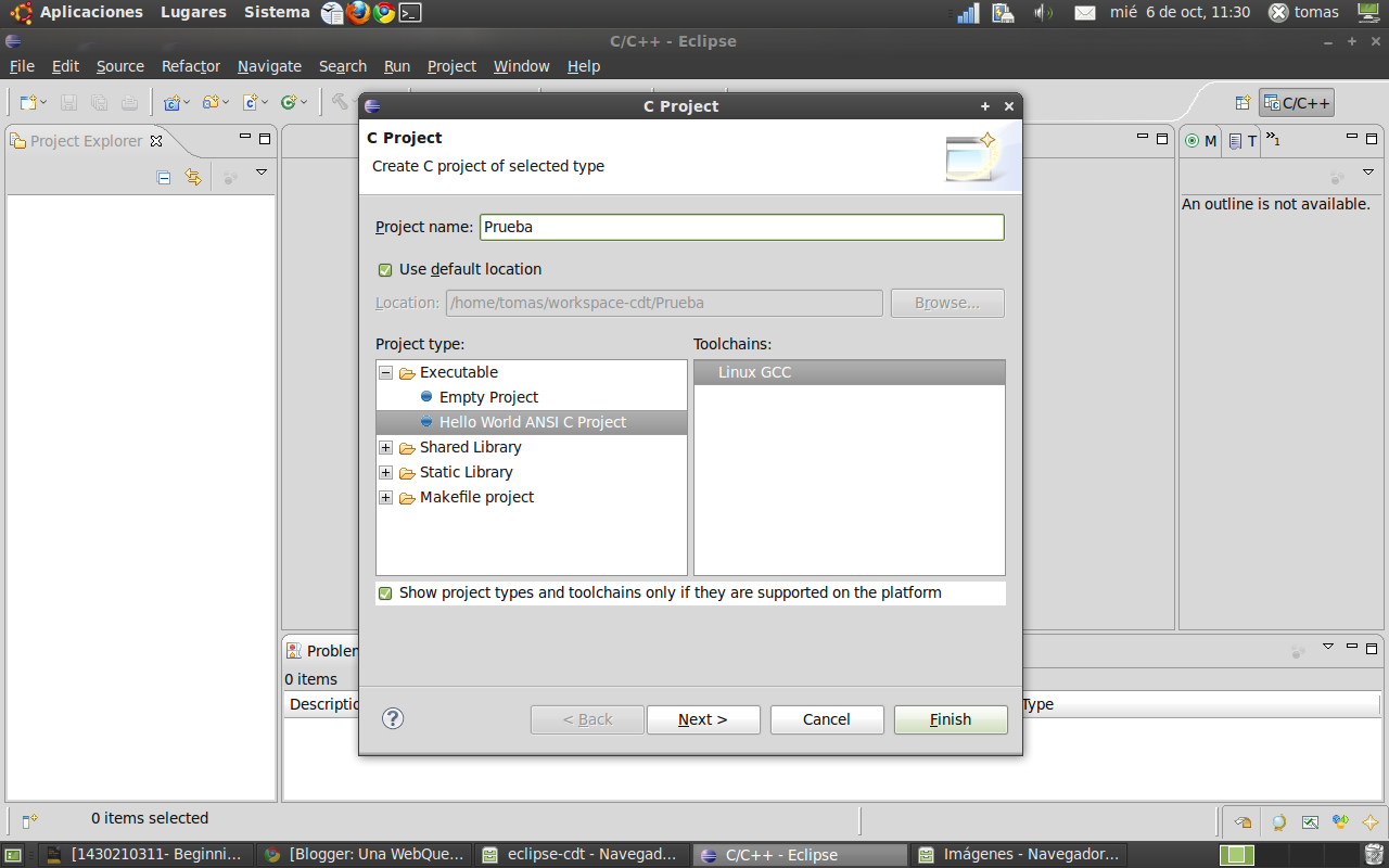 Eclipse como herramienta para programar en C Programando C con Eclipse