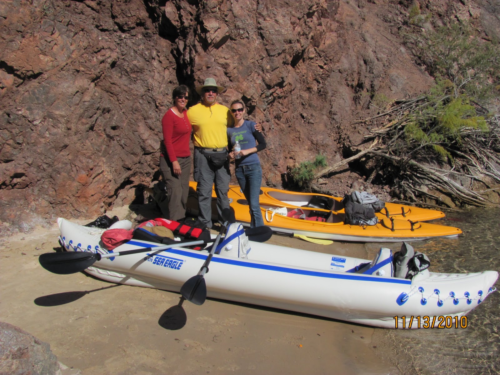 America by RV Kayaking on the Colorado River, Topock to Castle Rock