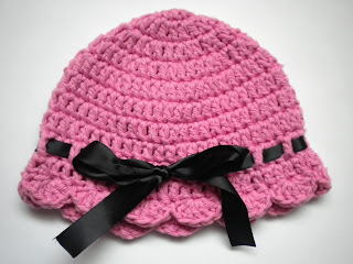 AnnaVirginia Fashion: FREE Crochet Pattern Flapper-Girl Baby Hat