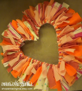 AnnaVirginia Fashion: Valentine's Heart Wreath