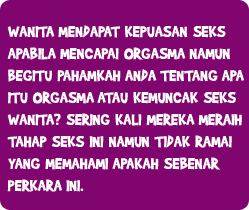 kemuncak seks wanita