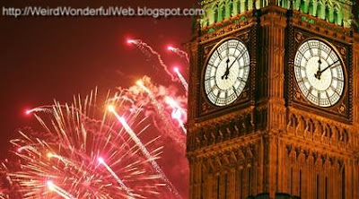 Fireworks over London