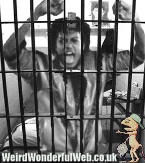 IMAGE: Michael Jackson behind bars