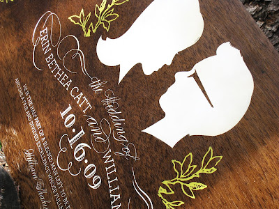 Silhouette Wedding Sign via Chocolate Butterbean
