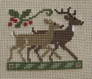 Stitching Dreams: Week Twenty-Six: Prairie Schooler Two-by-Two: Deer