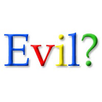 evil google logo