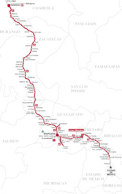 Mexican Railroads: Ferromex's Linea A - Torreon to Irapuato