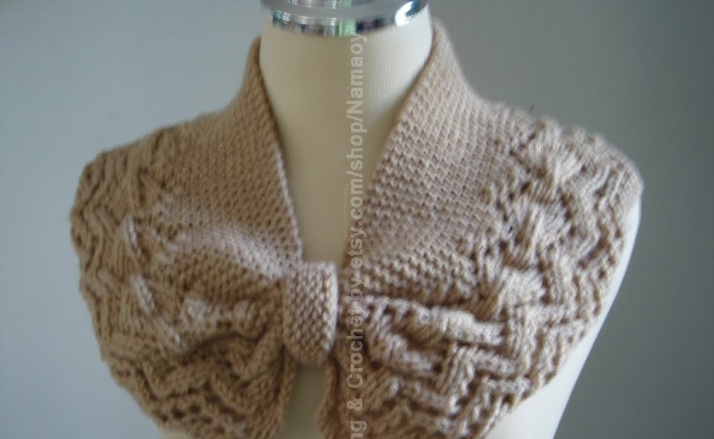 Myknittingdaily: Knitting Neck warmer,cowl,cozy Light Brown
