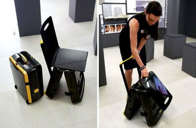 Unique Suitcase Chair Concept Traveller