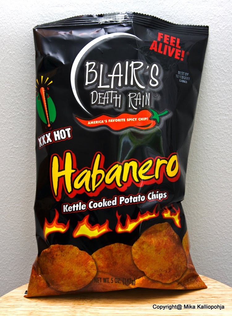 Chili Capsicum Blair´s Death Rain Habanero Chips
