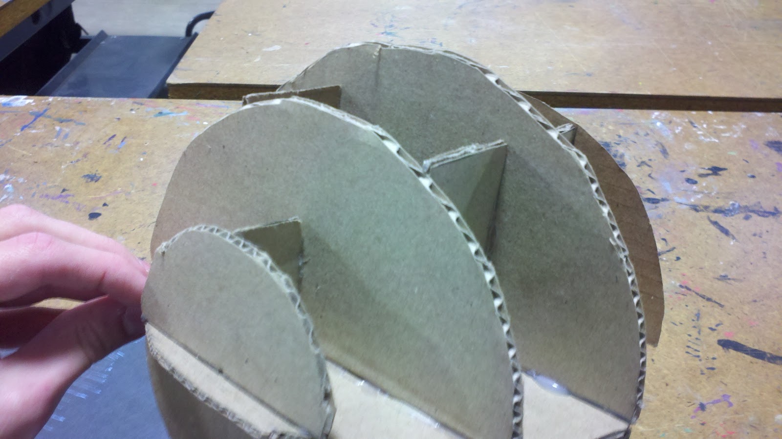 The WASH blog with Casey Keen Cardboard "Spheres"