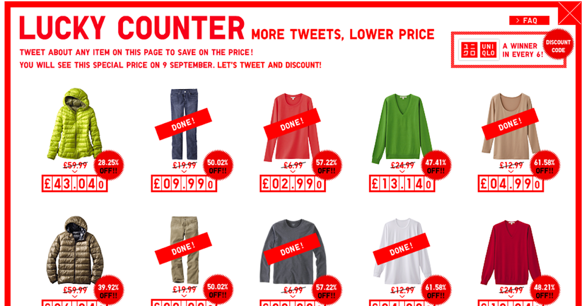uniqlo new member discount