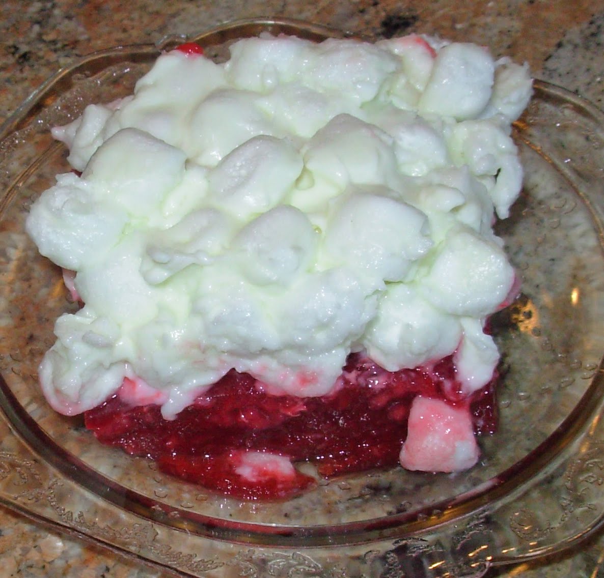 The ProFRESHional Duo Grandma Farmer's Raspberry Jello Salad