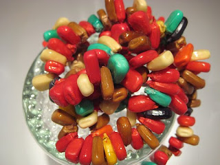 colorful corn necklace