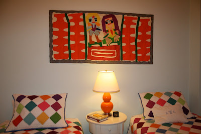 colorful wall hanging