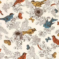 Thomas Paul fabric 20965 birds