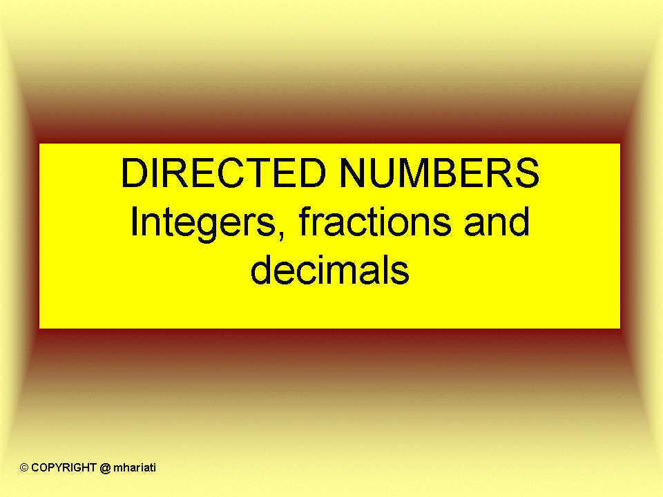 TIP BELAJAR MATEMATIK (TIPS FOR LEARNING MATHEMATICS) COMPUTATION