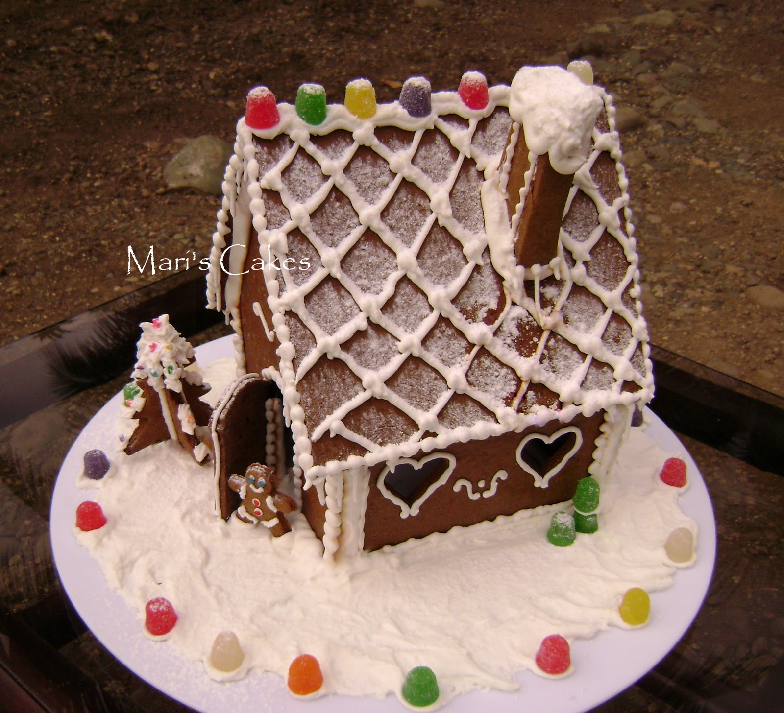 Como Hacer Una Casita de Jengibre, Gingerbread House Mari's Cakes